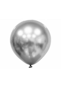 Balony Decomex luster Silver 100szt