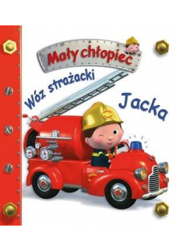 Mały chłopiec. Wóz strażacki Jacka w.2019