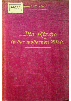 Die Kirche in der modernen Welt 1914r