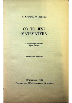 Co to jest matematyka?