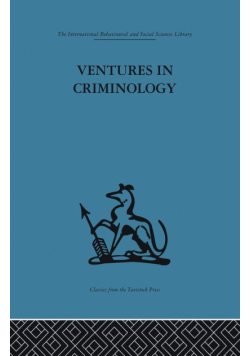 Ventures in Criminology
