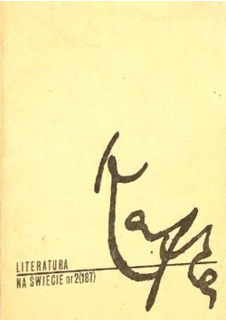 Literatura na świecie warszawa luty 1987 miesięcznik nr 2