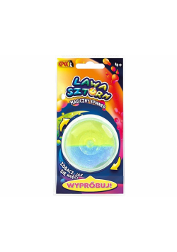Magiczny spinner Lawa Sztorm niebiesko-żółty