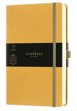 Notatnik 13x21cm linia Castelli Aquarela Mustard