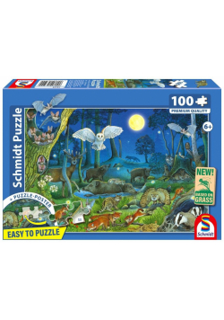 Puzzle 100 PQ Zwierzęta w lesie 113337