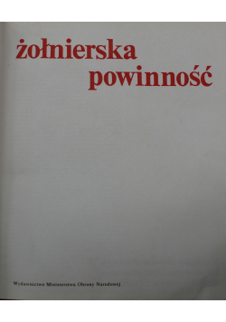 Żołnierska powinność 1943 1983
