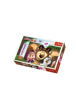 Puzzle 60 Wesoły dzień Maszy TREFL