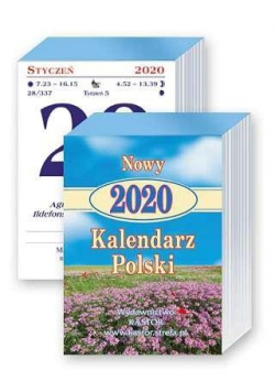 Kalendarz zdzierak 2020 -Nowy kalendarz Polski KL5