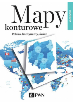 Mapy konturowe: Polska kontynenty świat