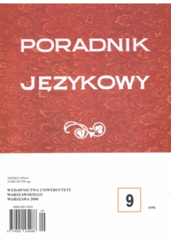 Poradnik językowy 9/2008