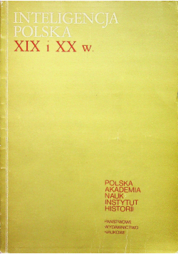 Inteligencja polska XIX i XX w
