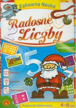 Radosne liczby z naklejkami
