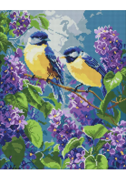 Diamentowa mozaika - Wiosenny duet 40x50cm
