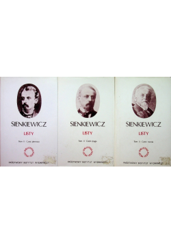 Sienkiewicz Listy Tom V Część 1 do 3