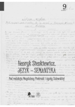 Henryk Sienkiewicz język - semantyka