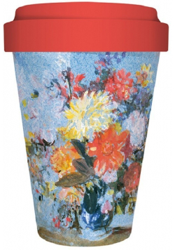 Kubek bambusowy A Vase of Lilies