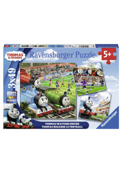 Puzzle 3x49 Tomek i przyjaciele Mecz
