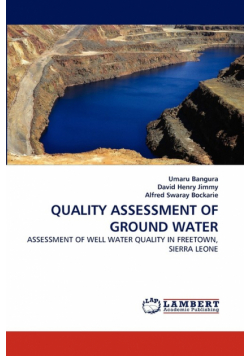 Quality Assessment Of Ground Water