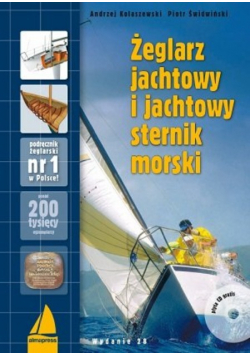 Żeglarz jachtowy i jachtowy sternik morski z płytą