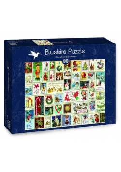 Puzzle 1000 Świąteczne znaczki