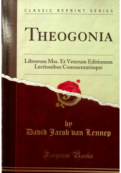 Theogonia reprint z 1843 r