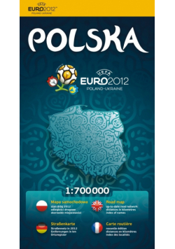 Polska 1:700 000 Euro 2012 papierowa mapa samochodowa
