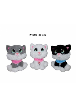 Kot z głosem 20cm MIX