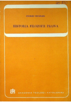 Historia filozofii prawa