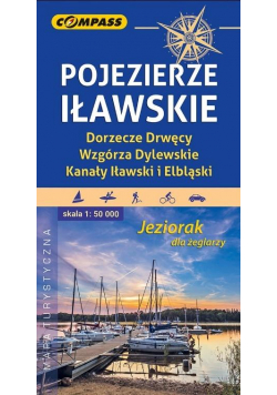 Mapa turystyczna - Pojezierze Iławskie 1:50 000