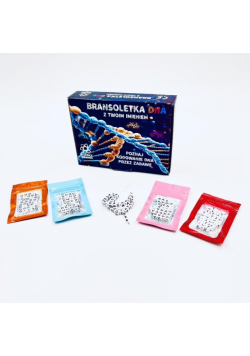 Bransoletka DNA z twoim imieniem