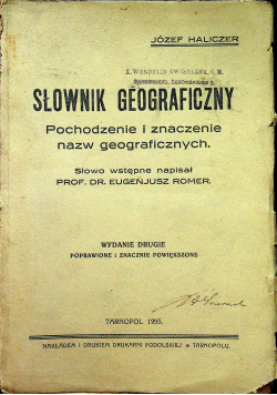 Słownik geograficzny 1935 r