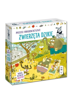 Puzzle obserwacyjne Zwierzęta dzikie 54