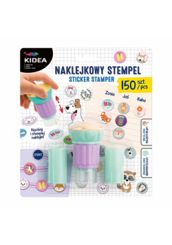 Naklejkowy stempel 150 szt. Kidea