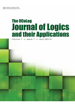Ifcolog Journal of Logics and Their Applications Volume 1, Number 1