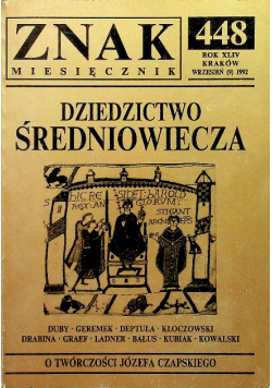 Znak nr 448 Dziedzictwo średniowiecza