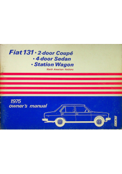 Fiat 131 4 door Sedan