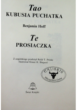 Tao Kubusia Puchatka Te Prosiaczka