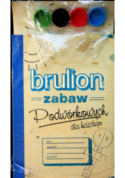 Brulion zabaw podwórkowych  plus kapsle do gry