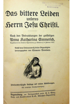 Das bittere Leiden unseres Herrn Jesus Christus 1914 r.