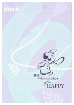 Zeszyt A4 60k.kratka Disney Fashion Stitch pastel wzór 2