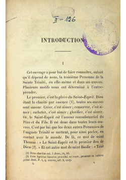 Traite du Saint Esprit Tom I  1864 r