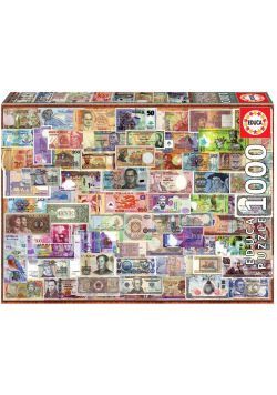 Puzzle 1000 Banknoty świata G3