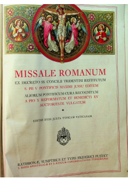 Missale Romanum ex decreto sacrosancti Concilii Tridentini, 1935 r.