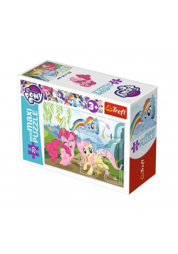 Puzzle 20 miniMaxi Wesoły dzień kucyków 1 TREFL