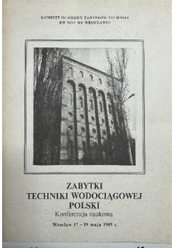 Zabytki Techniki Wodociągowej Polski