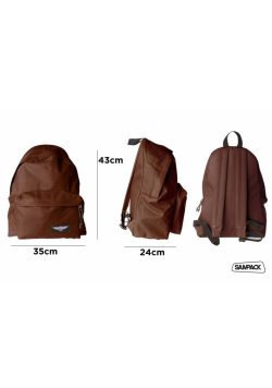 Plecak Sampack brązowy