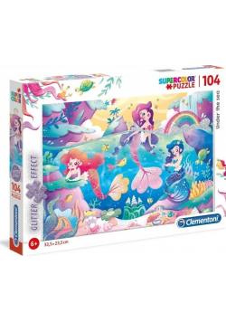 Puzzle 104 Brokat Under the Sea NOWA