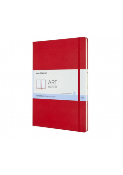 Szkicownik A4/96K TW czerwony MOLESKINE