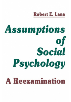 Assumptions of Social Psychology