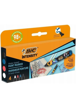 Paczka Marker akrylowy BIC Intensity Classic Paint mix 4szt.
